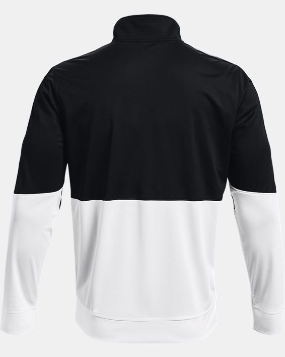 Men's UA Pique Track Jacket, Black, pdpMainDesktop image number 5